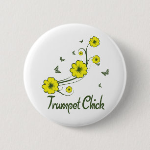 Badge Rond 5 Cm Trompette