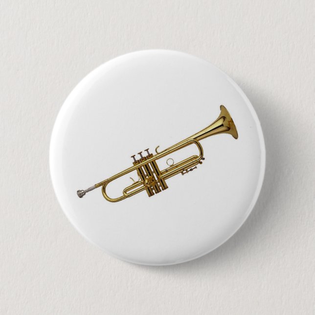 Badge Rond 5 Cm Trompette (Devant)