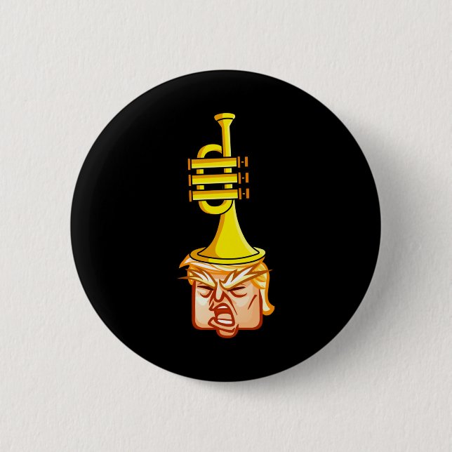 Badge Rond 5 Cm Trompette Partie 3 (Devant)