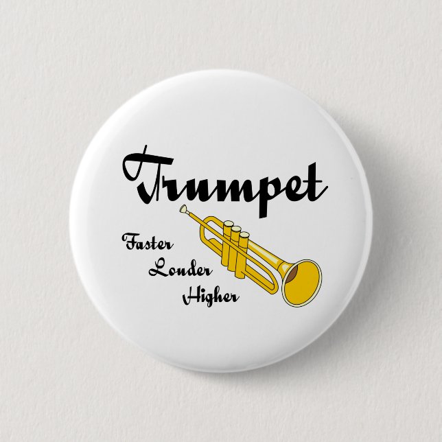 Badge Rond 5 Cm Trompette supérieure (Devant)
