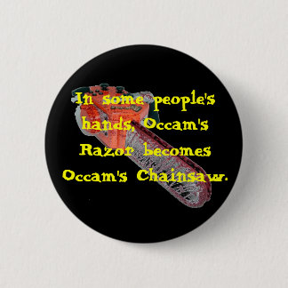 Badge Rond 5 Cm tronçonneuse