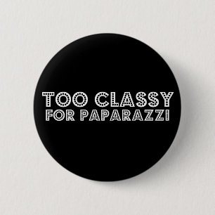 Badge Rond 5 Cm Trop Classique Pour Paparazzi