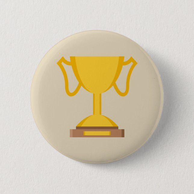 Badge Rond 5 Cm Trophée Emoji (Devant)