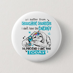 Badge Rond 5 Cm Troubles dissociatifs Mois de sensibilisation Ribb