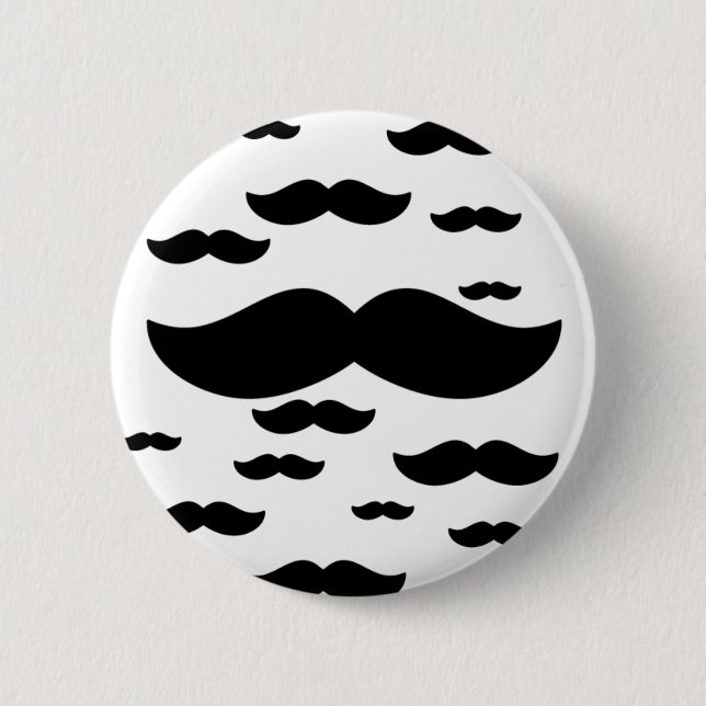 Badge Rond 5 Cm troupeau de moustache (Devant)