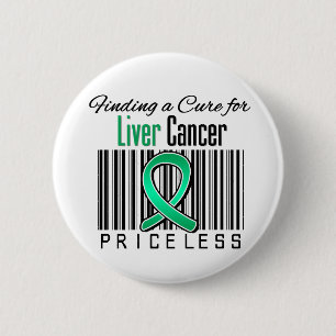 Badge Rond 5 Cm Trouvant un traitement pour le Cancer de foie