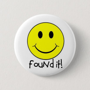 Badge Rond 5 Cm Trouvé lui !