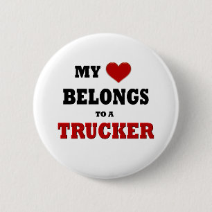 Badge Rond 5 Cm Trucker Love