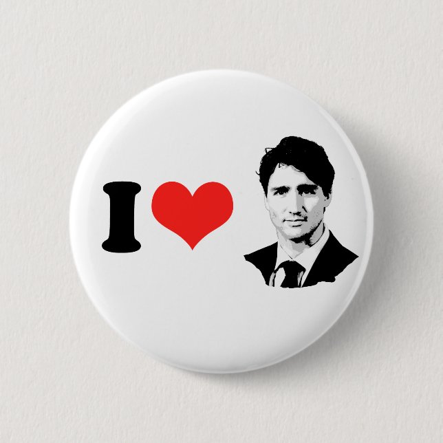 Badge Rond 5 Cm Trudeau (Devant)