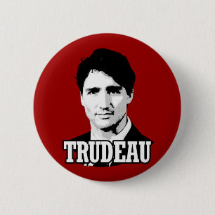 Badge Rond 5 Cm Trudeau
