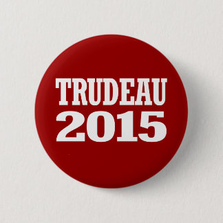 Badge Rond 5 Cm Trudeau 2015