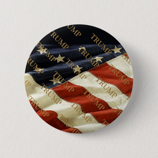 BADGE ROND 5 CM TRUMP (Devant)