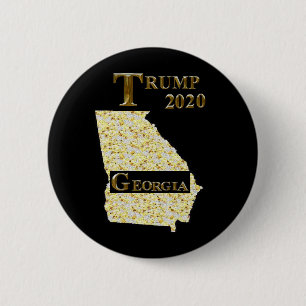 BADGE ROND 5 CM TRUMP 2020 GÉORGIE