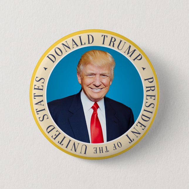 Badge Rond 5 Cm Trump 2024 (Devant)