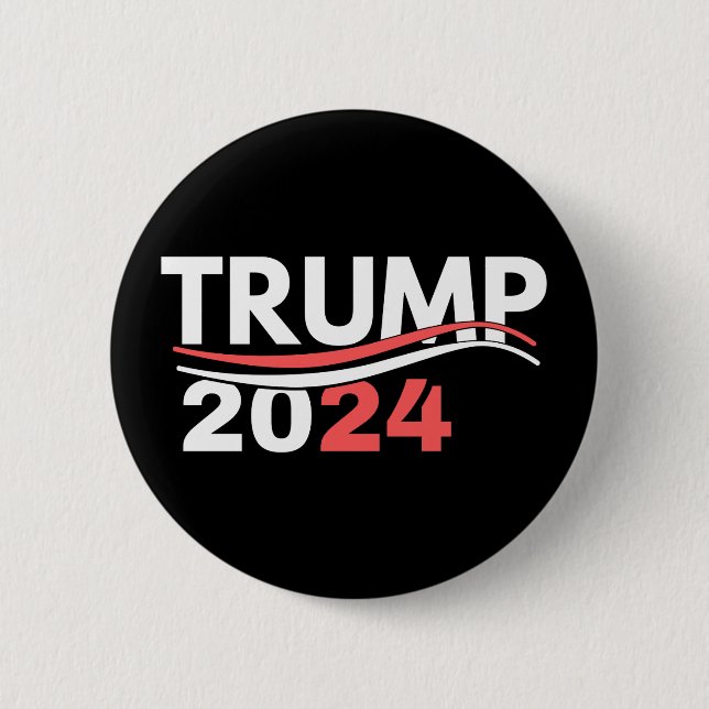 Badge Rond 5 Cm Trump 2024 (Devant)