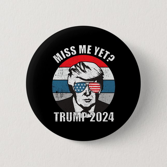 Badge Rond 5 Cm Trump 2024 2 (Devant)