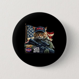 Badge Rond 5 Cm Trump 2024 Cats vit un problème