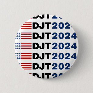 Badge Rond 5 Cm Trump 2024 DJT