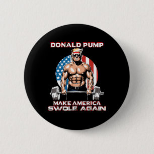 Badge Rond 5 Cm Trump 2024 Donald Pump fait renouer l'Amérique