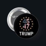 Badge Rond 5 Cm Trump 2024 Drapeau de l'Amérique Revenir Trump 45<br><div class="desc">Trump 2024 Drapeau de l'Amérique Revenir Trump 45 47</div>