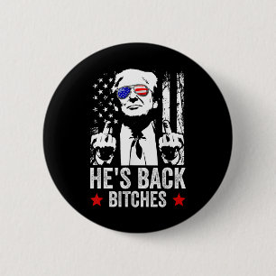 Badge Rond 5 Cm Trump 2024 Il est de retour Es Trump 2025