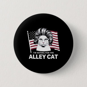 Badge Rond 5 Cm Trump 2024 Je Vote Pour Le Républicain Chat de Rue