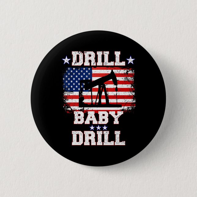 Badge Rond 5 Cm Trump 2024 Percez By5  (Devant)