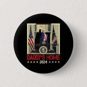 Badge Rond 5 Cm Trump 2024 Reprendre l'Amérique à la maison de pap
