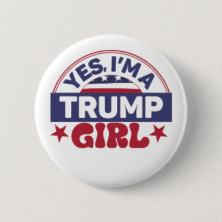 Badge Rond 5 Cm Trump 2024 Trump Girl