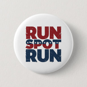 Badge Rond 5 Cm Trump 2024 Trump Vance élection de Run Spot Run Tr