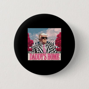 Badge Rond 5 Cm Trump 2025 Prendre l'Amérique Parck La Maison de P