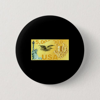 Badge Rond 5 Cm Trump 5 millions de dollars migrant américain rich