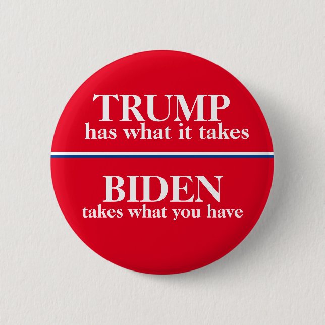 Badge Rond 5 Cm Trump a les moyens (Devant)