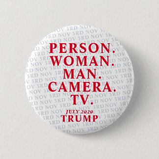Badge Rond 5 Cm Trump a passé le test - Anti Trump