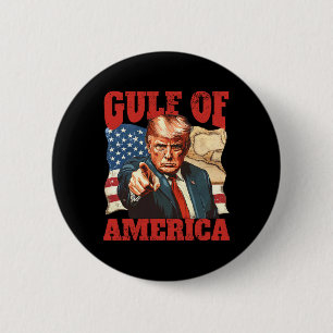 Badge Rond 5 Cm Trump Amérique du Golfe Mexique Président Trump 20
