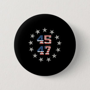 Badge Rond 5 Cm Trump Amérique du Golfe Mexique Président Trump 45