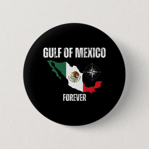 Badge Rond 5 Cm Trump Amérique Golfe Du Mexique Président Trump Go