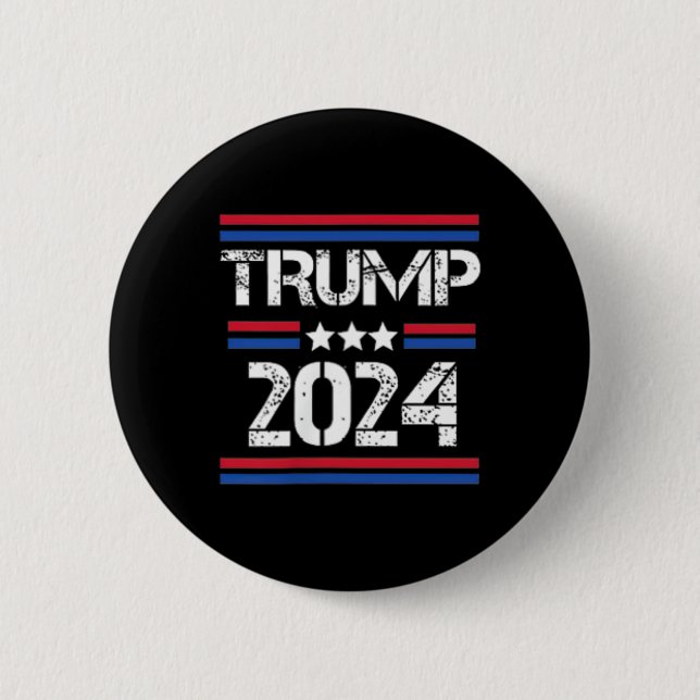 Badge Rond 5 Cm Trump arrête ce 2 côté (Devant)