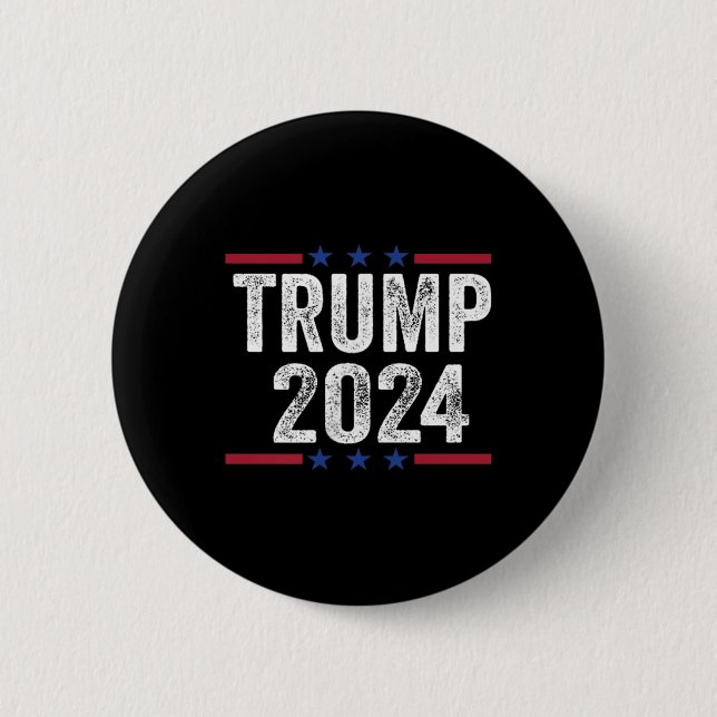 Badge Rond 5 Cm Trump arrête ce 2 côté (Devant)