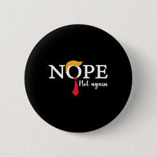 Badge Rond 5 Cm Trump Biden Democrat Election Américaine Pas Encor