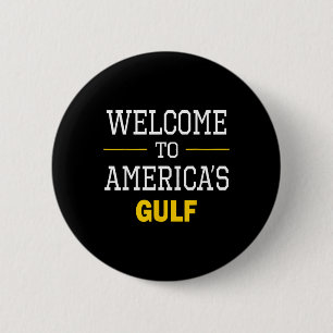 Badge Rond 5 Cm Trump Bienvenue dans le Golfe de l’Amérique 1