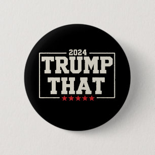 Badge Rond 5 Cm Trump Ça 2024 47e président des États-Unis Vintage