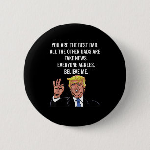 Badge Rond 5 Cm Trump Cadeaux Père De Godchild Fils Fille T Sh