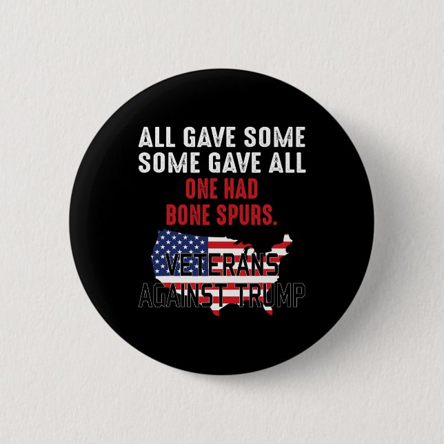 Badge Rond 5 Cm Trump contre Trump (Devant)