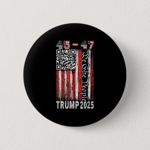 Badge Rond 5 Cm Trump Dance Troll Qr Drôle Président Trump Dance C