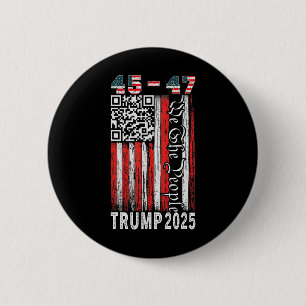 Badge Rond 5 Cm Trump Dance Troll Qr Drôle Président Trump Dance C
