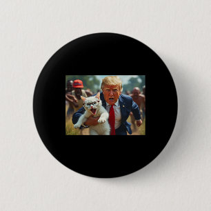 Badge Rond 5 Cm Trump Détient Le Vote De Chat Trump Pets For Trump