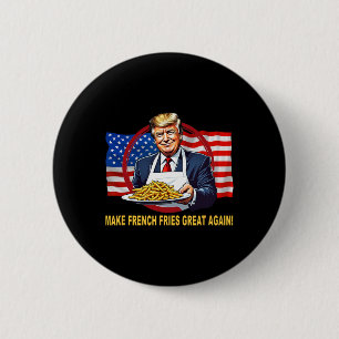 Badge Rond 5 Cm Trump Drôle Rendre sa grandeur à la fête