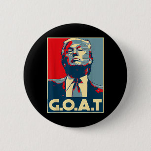 Badge Rond 5 Cm Trump - Élections républicaines de 2024 au point d