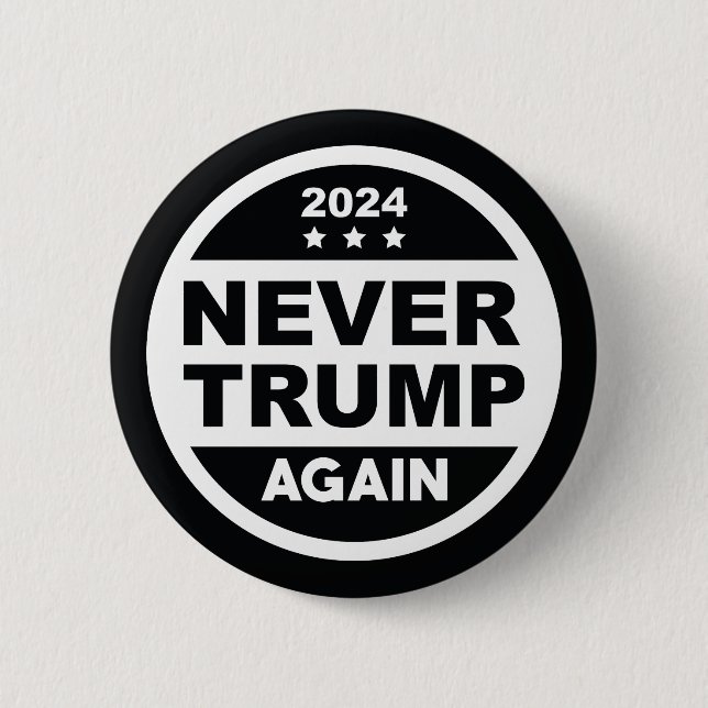 Badge Rond 5 Cm Trump et 2024 (Devant)